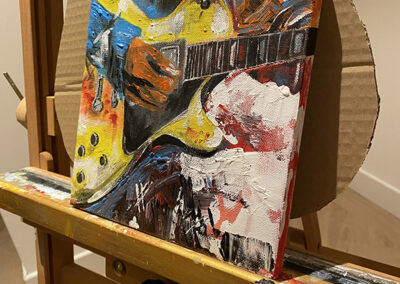 Blues painting
